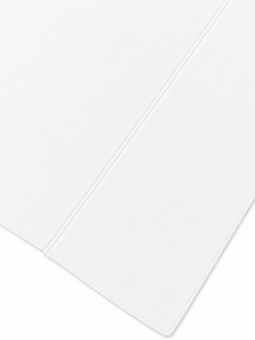 White pillow hem close up