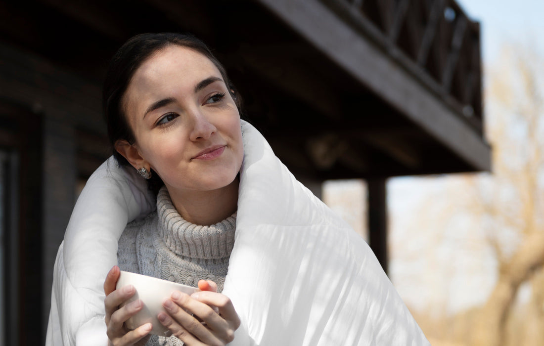 Summer to Fall: the Sleeping Dove Comforter Adapts With You