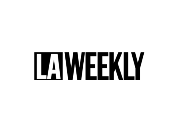 LA Weekly logo in black and white
