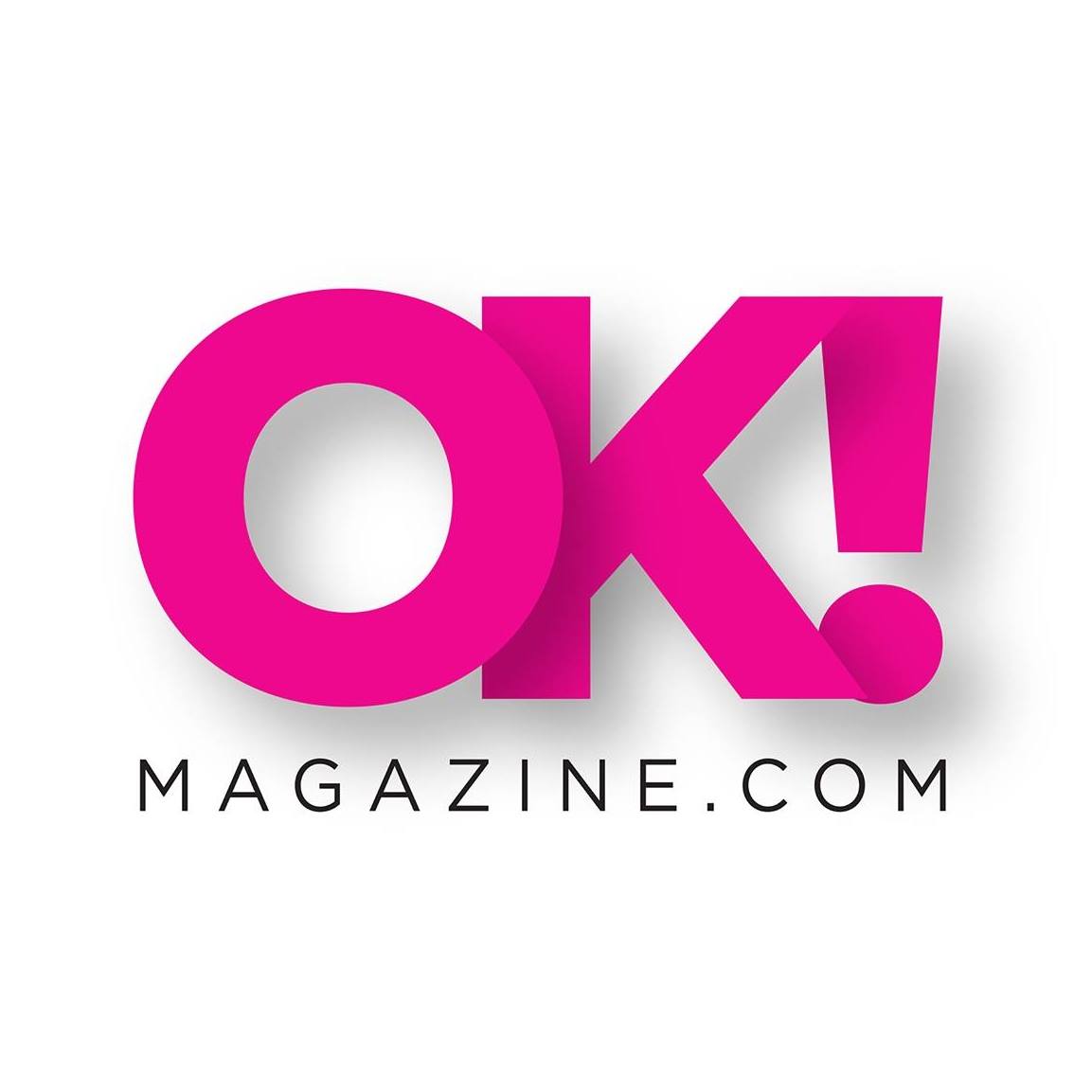 OK Magazine logo in pink