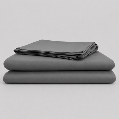 Slate folded sleeping dove sheets